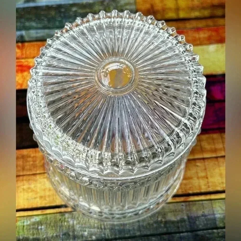 Amway American Vintage Glass Reproduction Of Circa 1850 Glass Jar Apothecary